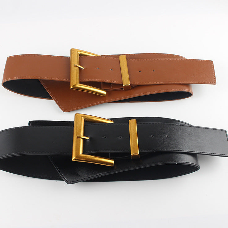 Wide Decorative Belt for Dresses and Outerwear