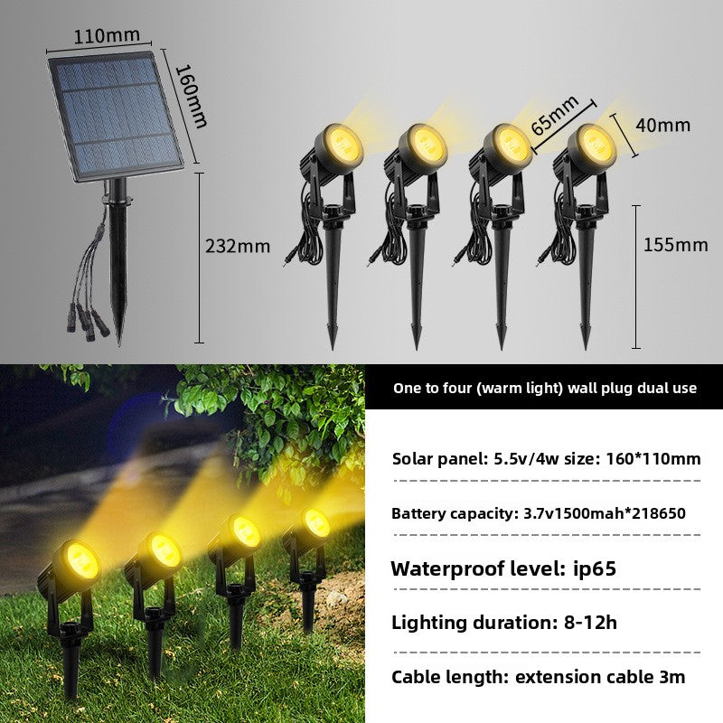 Solar garden light