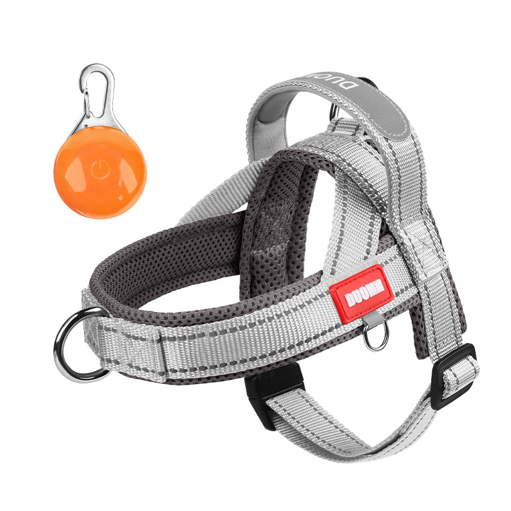 Pet saddle chest and back reflective explosion-proof