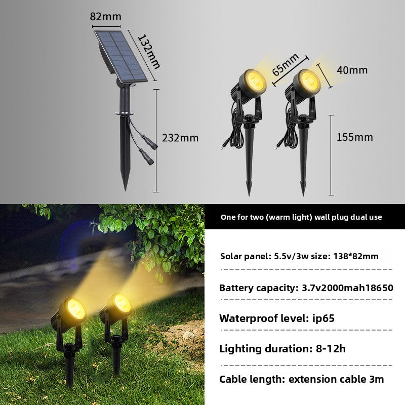 Solar garden light