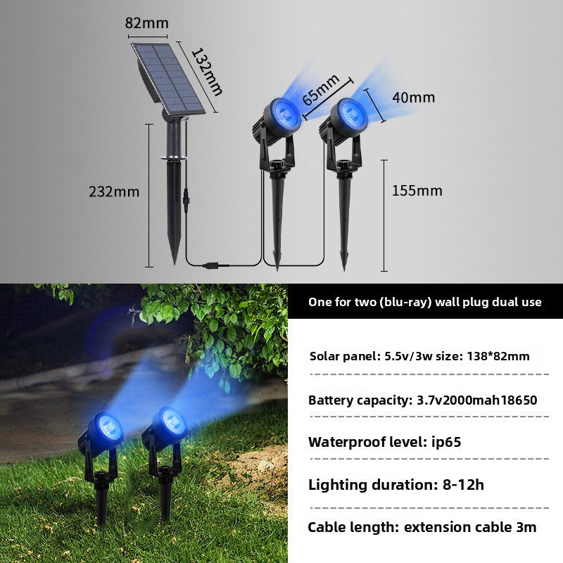 Solar garden light