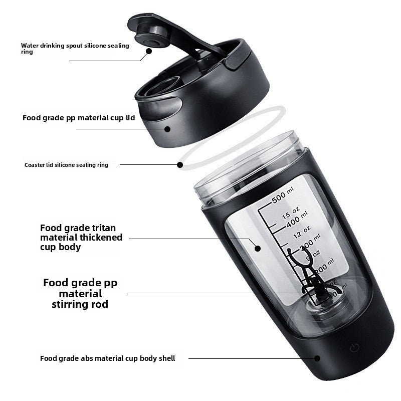 Fully automatic stirring shaker cup