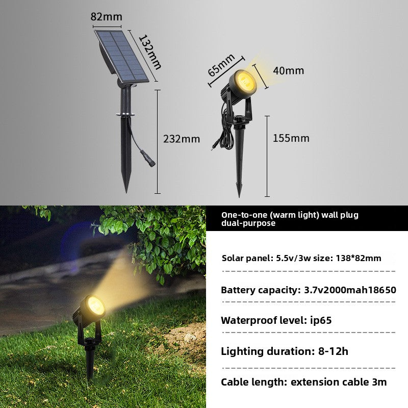 Solar garden light