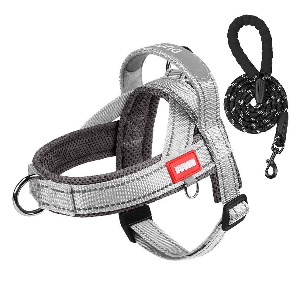Pet saddle chest and back reflective explosion-proof