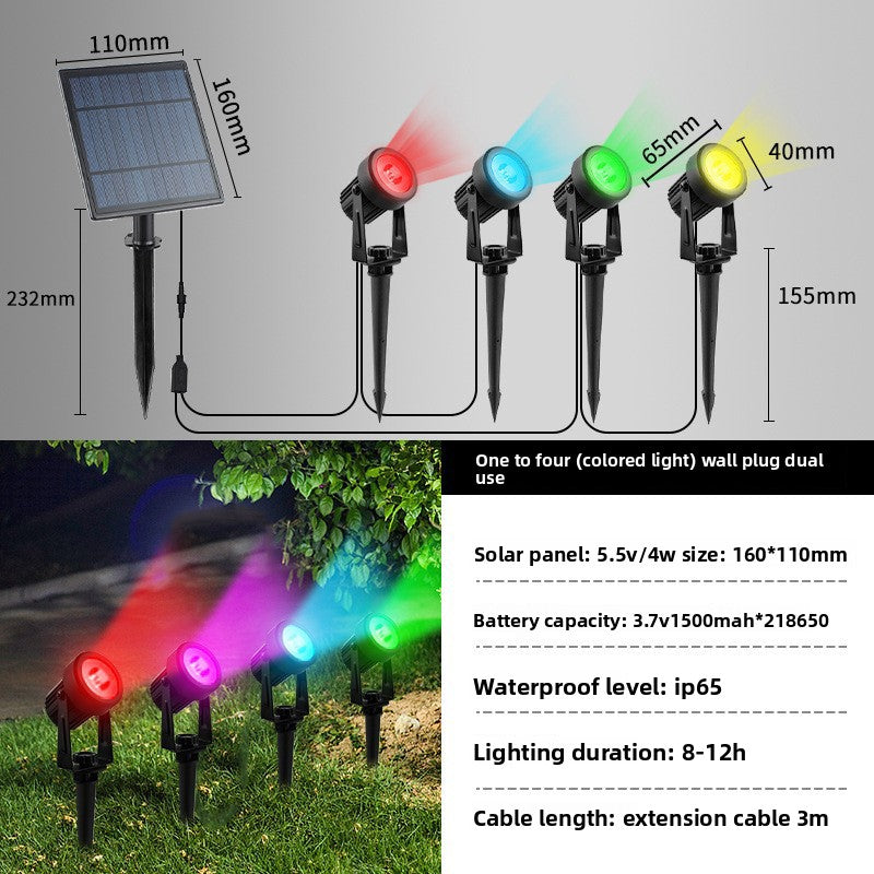 Solar garden light