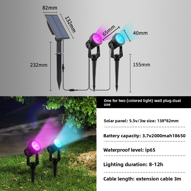Solar garden light
