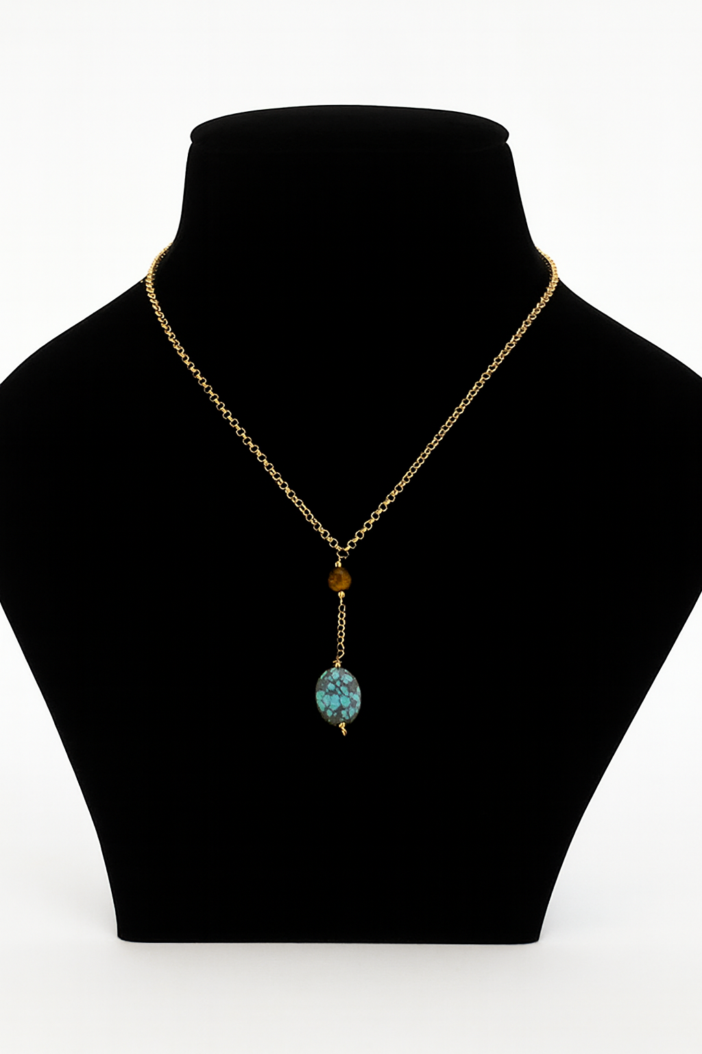 Minimalist Gold Interlocking Rings Necklace