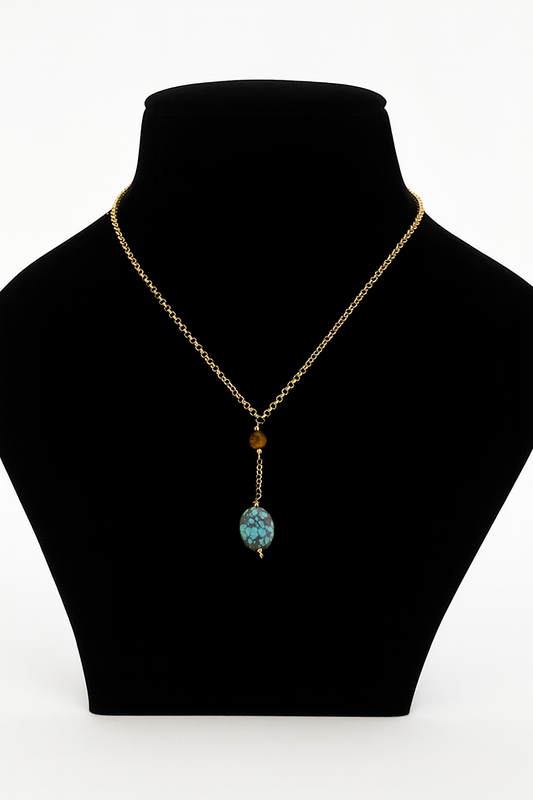 Minimalist Gold Interlocking Rings Necklace